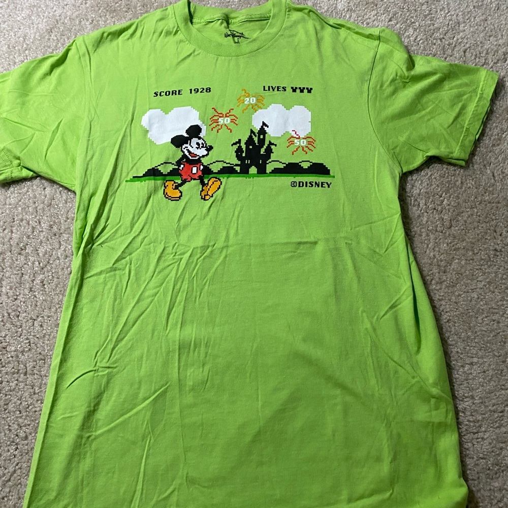 Green Disney Tshirt Mens Medium